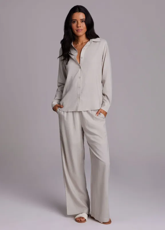 Laidback Linen Drawstring Trouser made by RBX