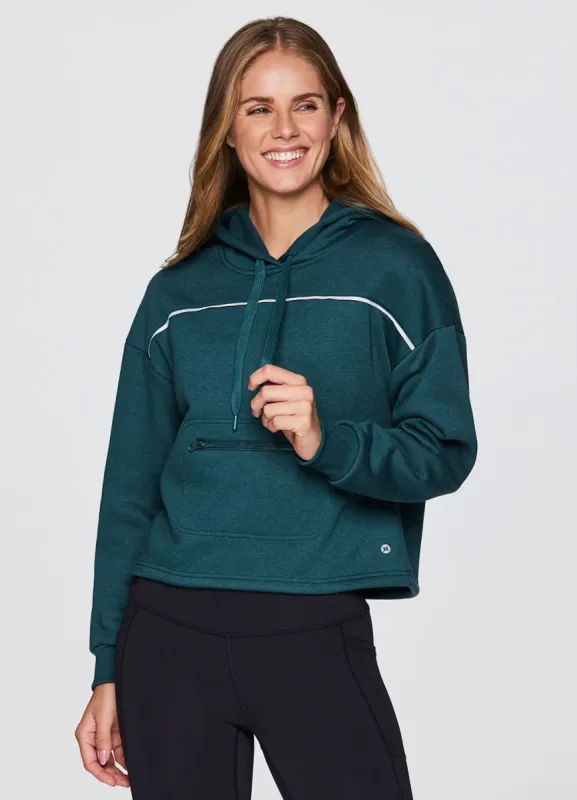 Prime Cropped Fleece Hoodie sold by RBX