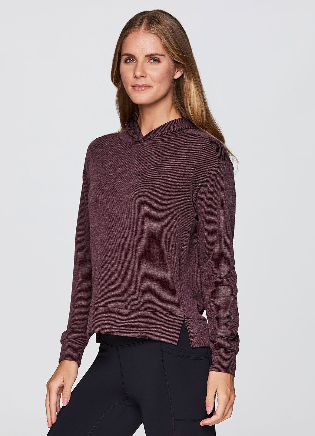 Zen Ribbed Lounge Hoodie sold by RBX product image thumbnail 3