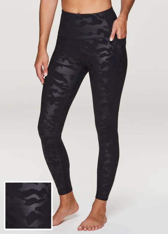 Shine Embossed Camo Legging sold by RBX
