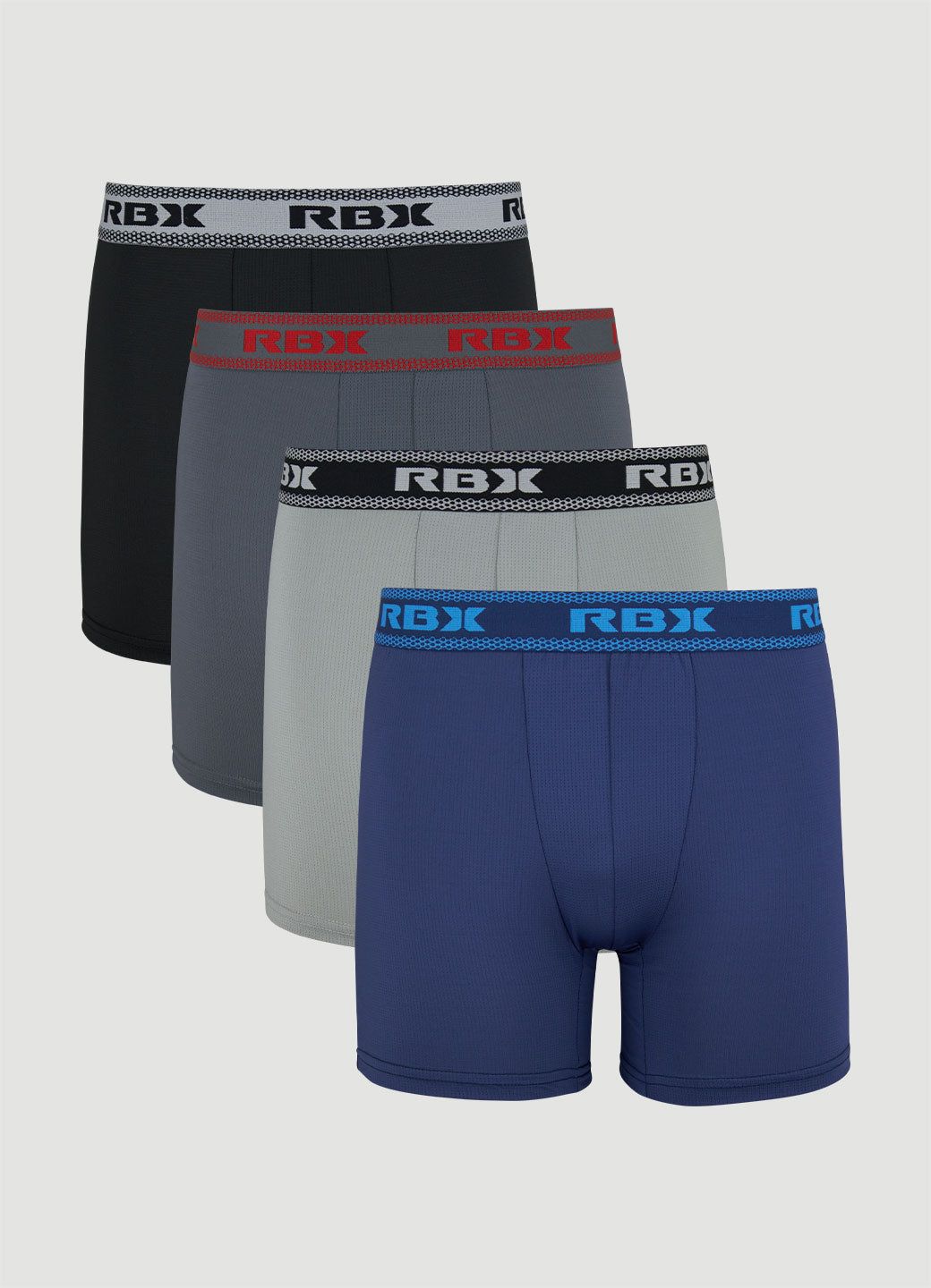 Men's Performance Mesh Boxer Briefs 4-Pack sold by RBX