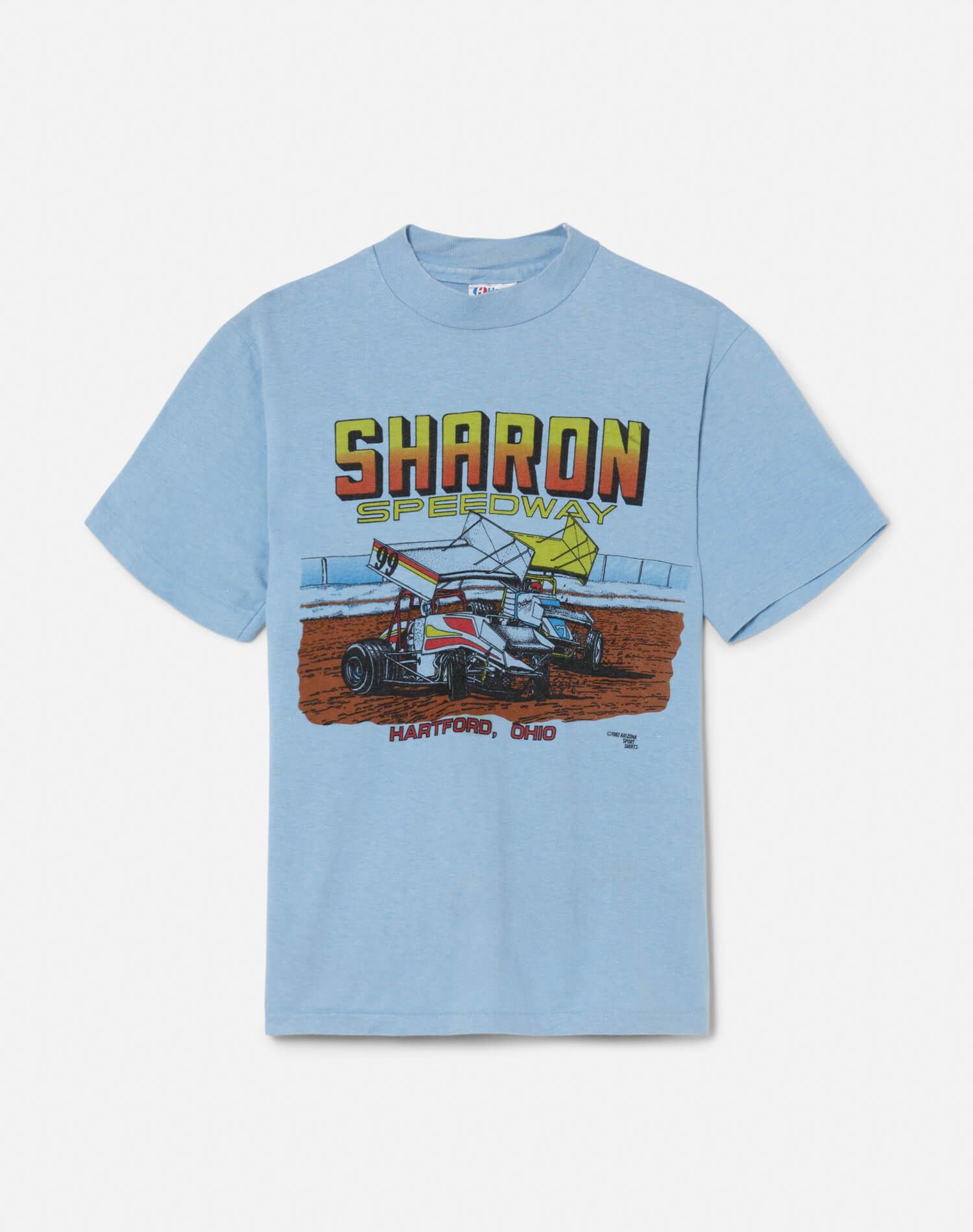 80s Hanes Speedway Tee sold by Re/Done