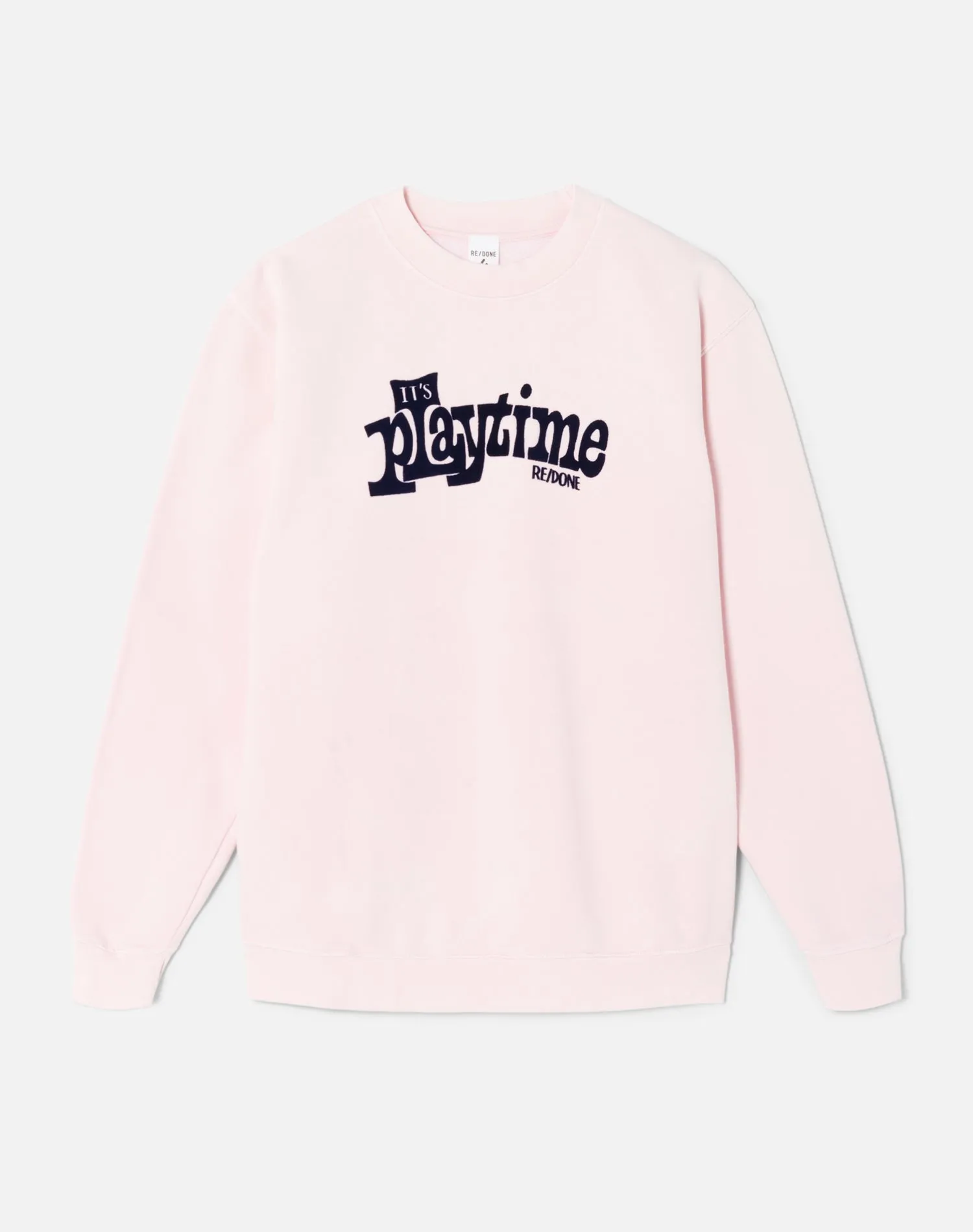 Upcycled "Playtime" Sweatshirt - Pink sold by Re/Done