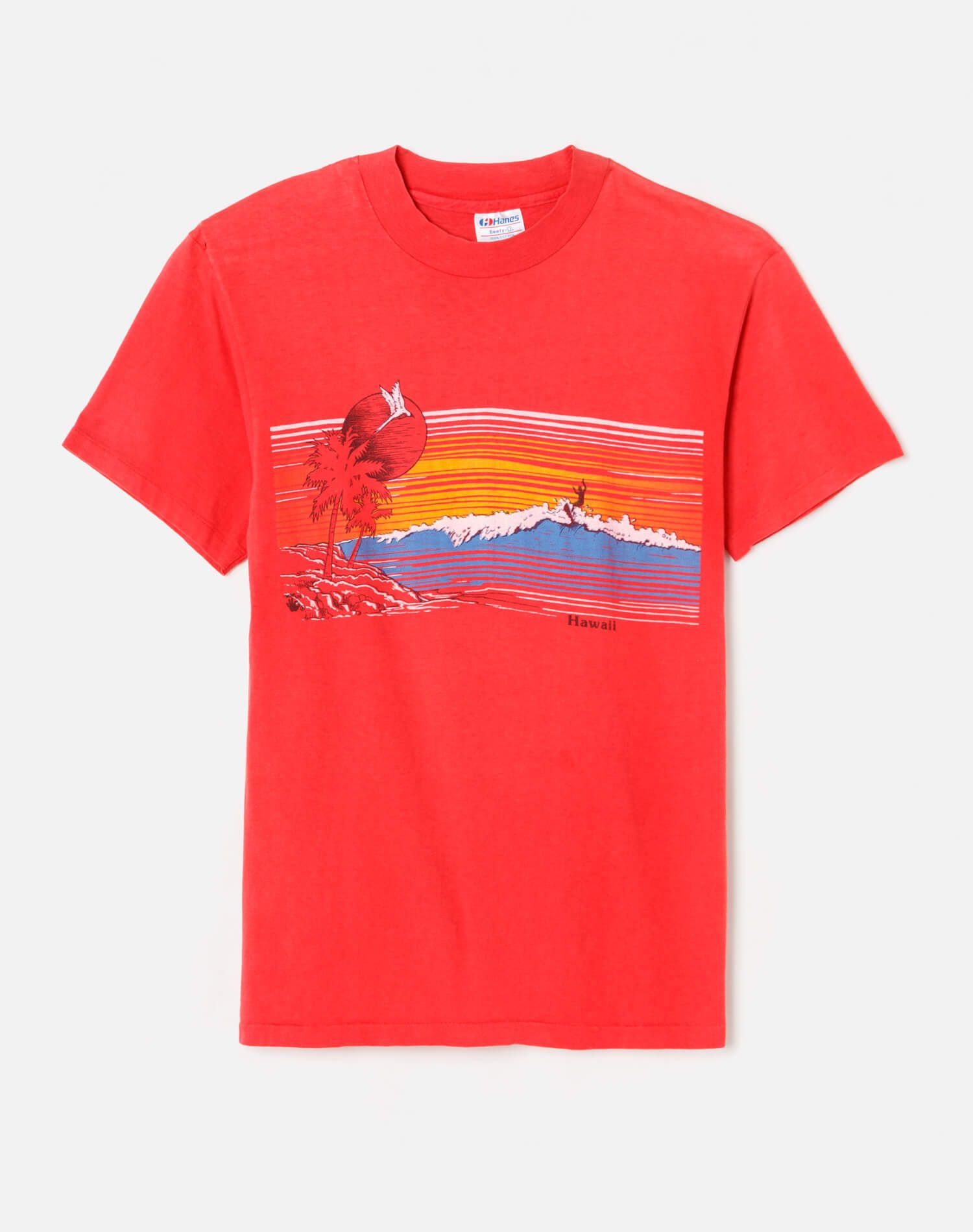 80s Hanes Surf Hawaii Tee - #21 sold by Re/Done