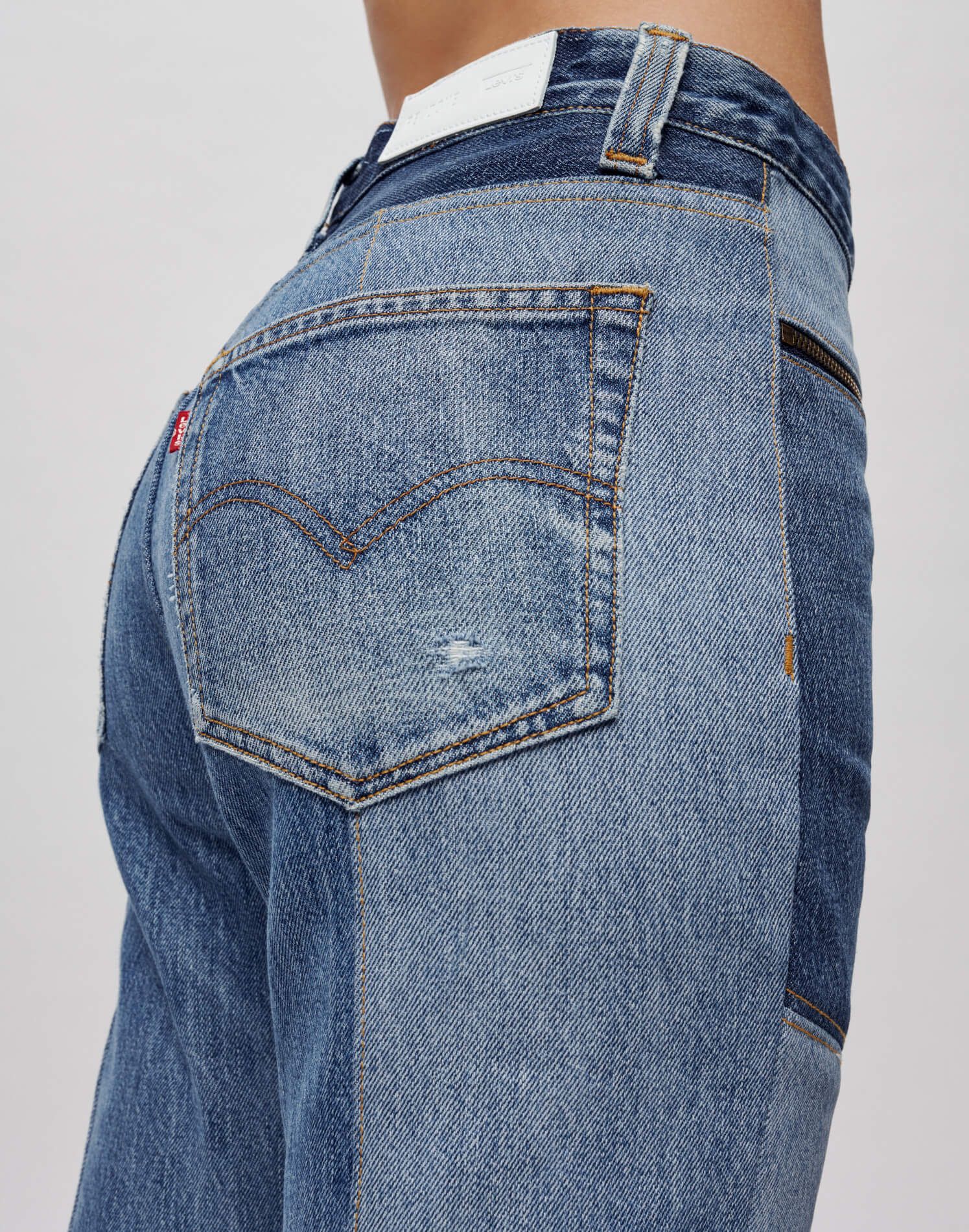 Levi's Moto Jean - Indigo sold by Re/Done product image thumbnail 5