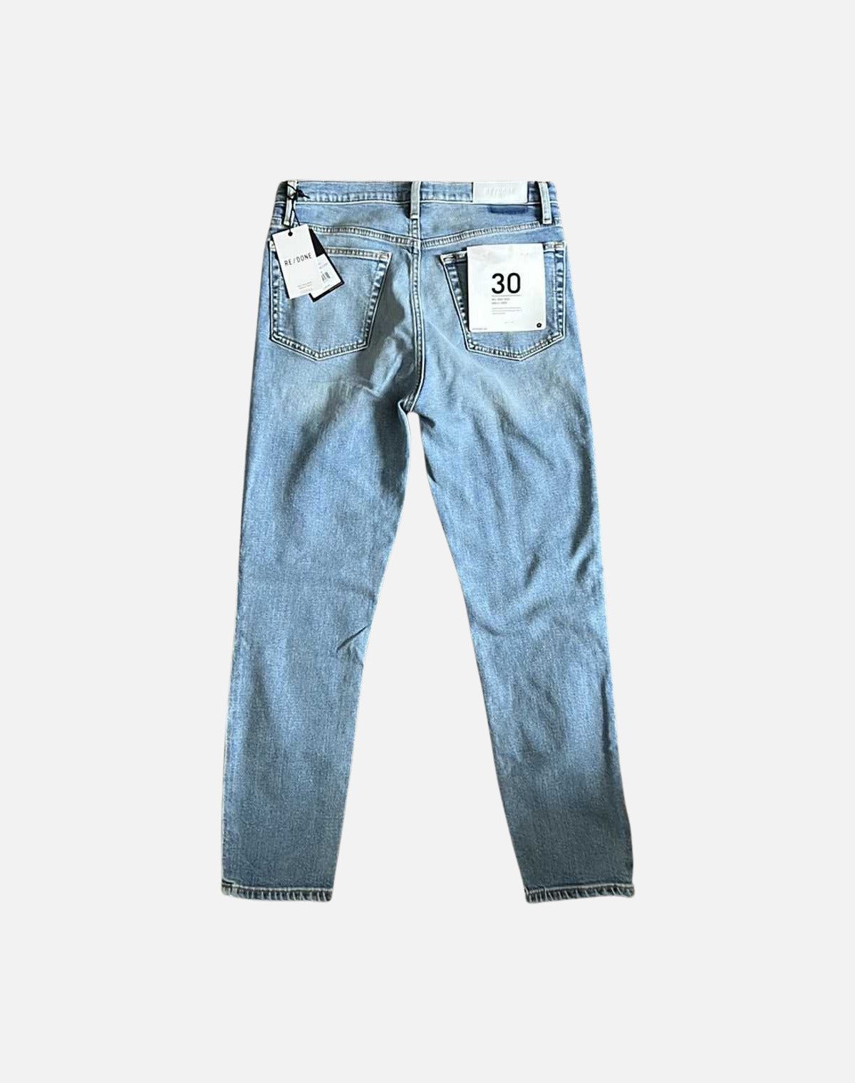 Comfort Stretch High Rise Ankle Crop - Hazey Indigo sold by Re/Done product image thumbnail 2