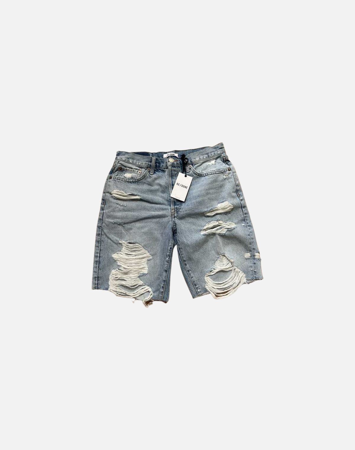 Loose Long Short - Destroyed Ripped Tide sold by Re/Done