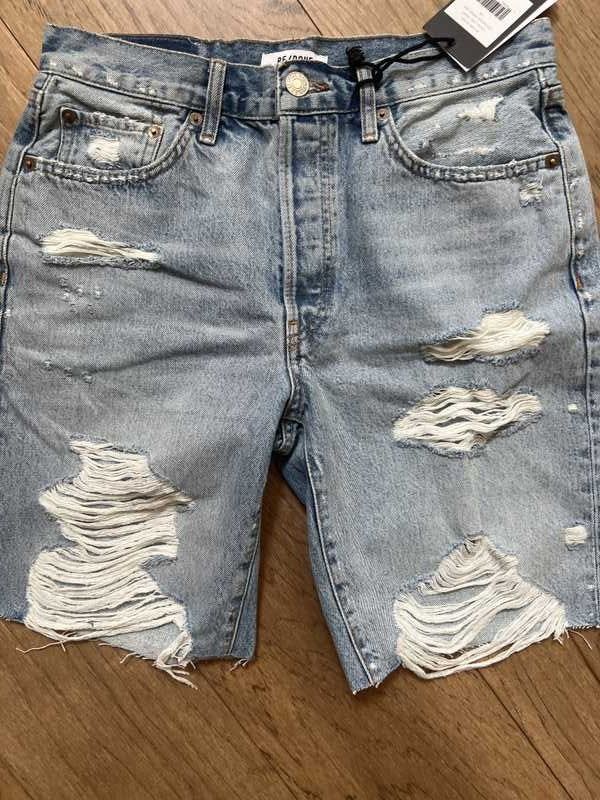 Loose Long Short - Destroyed Ripped Tide sold by Re/Done product image thumbnail 4
