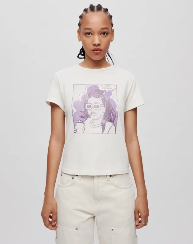 Classic "In Your Dreams" Tee - Vintage White sold by Re/Done