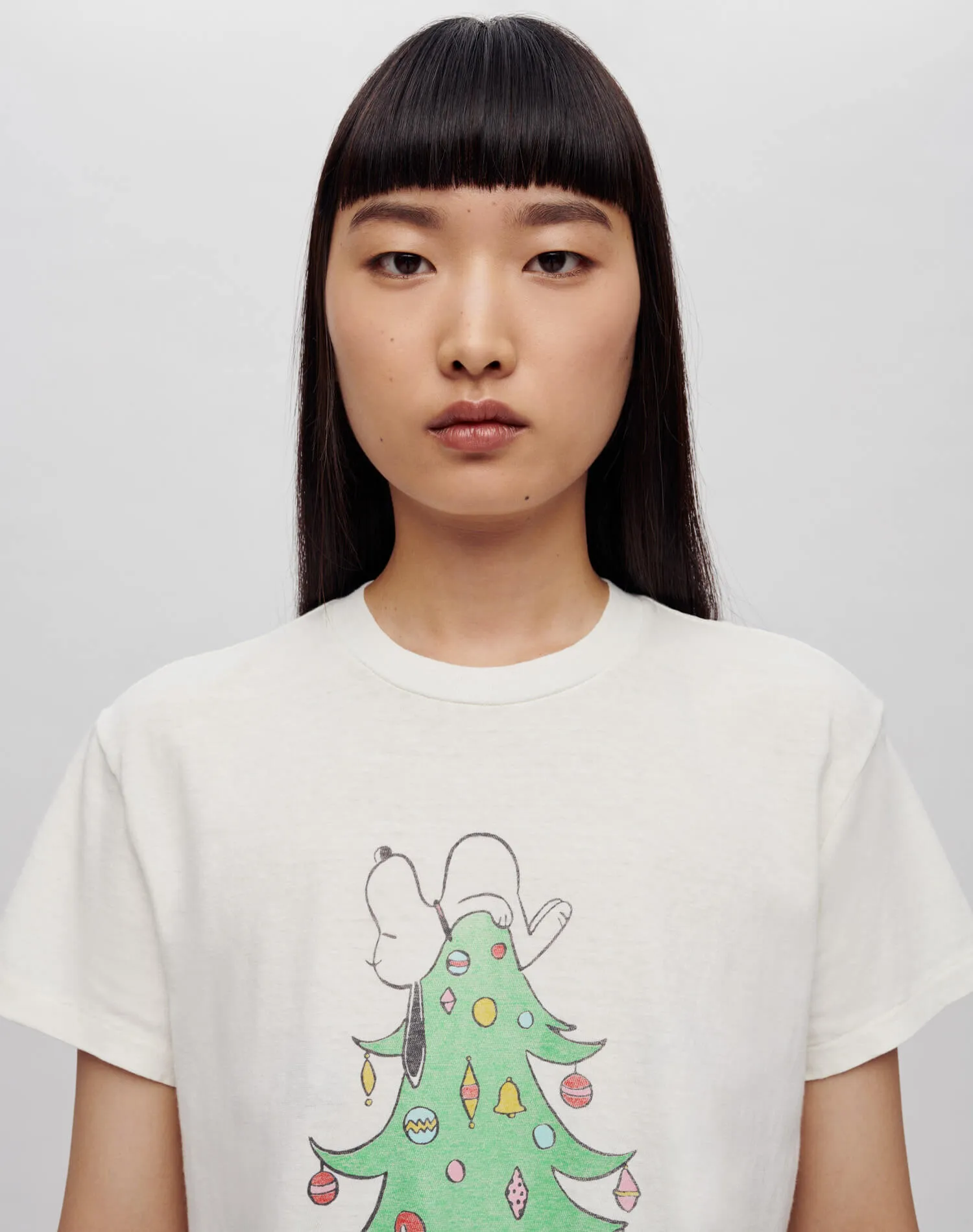 70s Loose "Snoopy Presents" Tee - Vintage White sold by Re/Done product image thumbnail 3