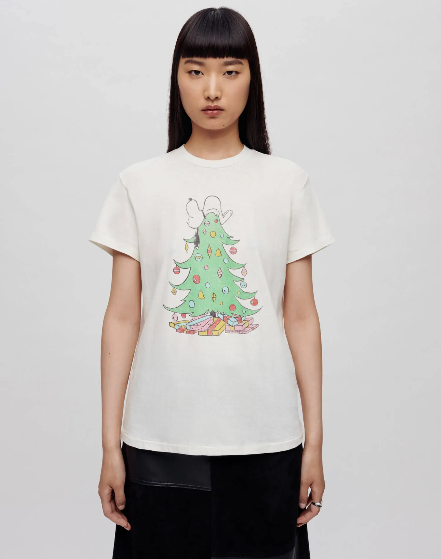 70s Loose "Snoopy Presents" Tee - Vintage White sold by Re/Done