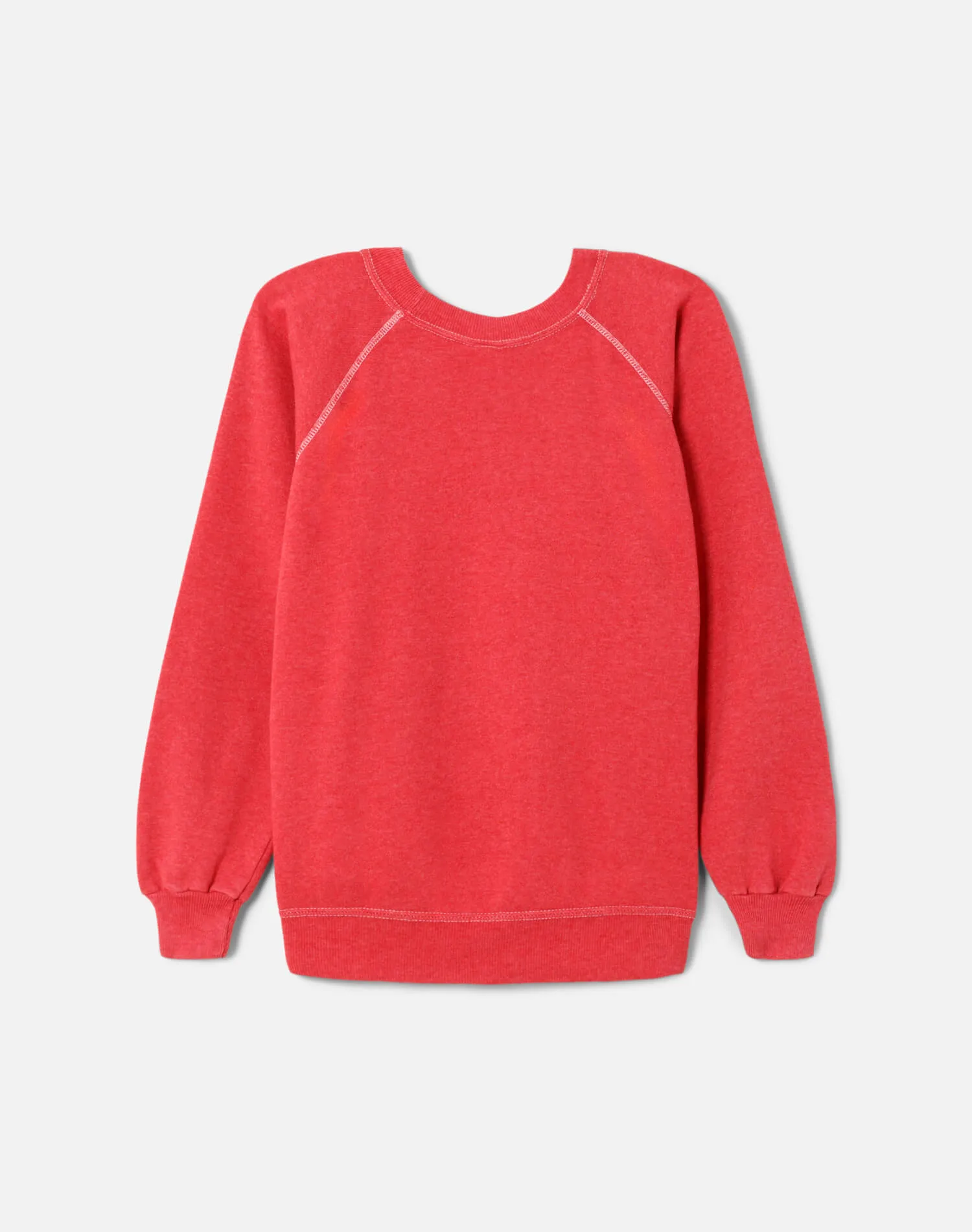 Upcycled "Little Devil" Sweatshirt in Heathered Red - 11229771 sold by Re/Done product image thumbnail 2