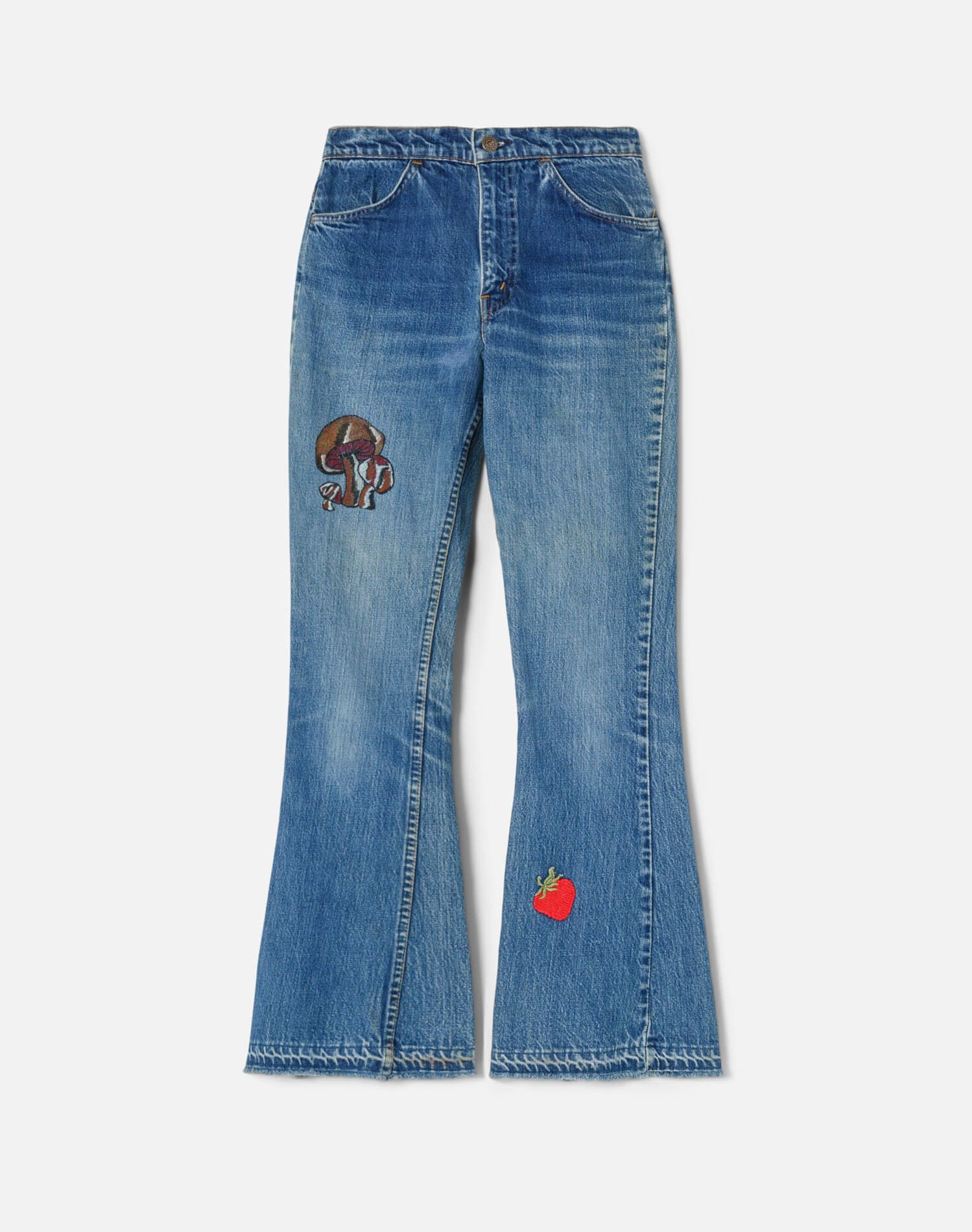 70s Levi's Painted Embroidered Jeans -#5 sold by Re/Done