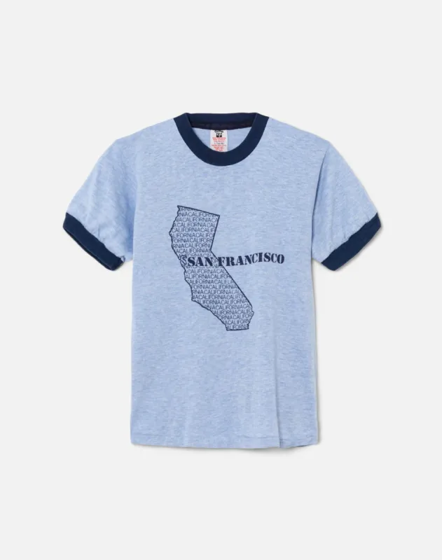 70s San Francisco Ringer Tee sold by Re/Done