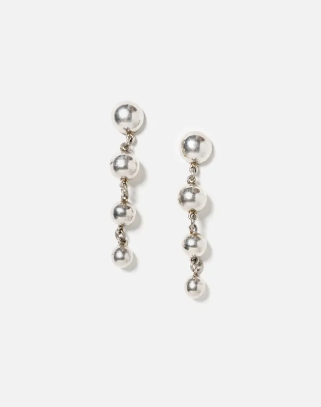 70s Ball Earrings -#16 made by Re/Done