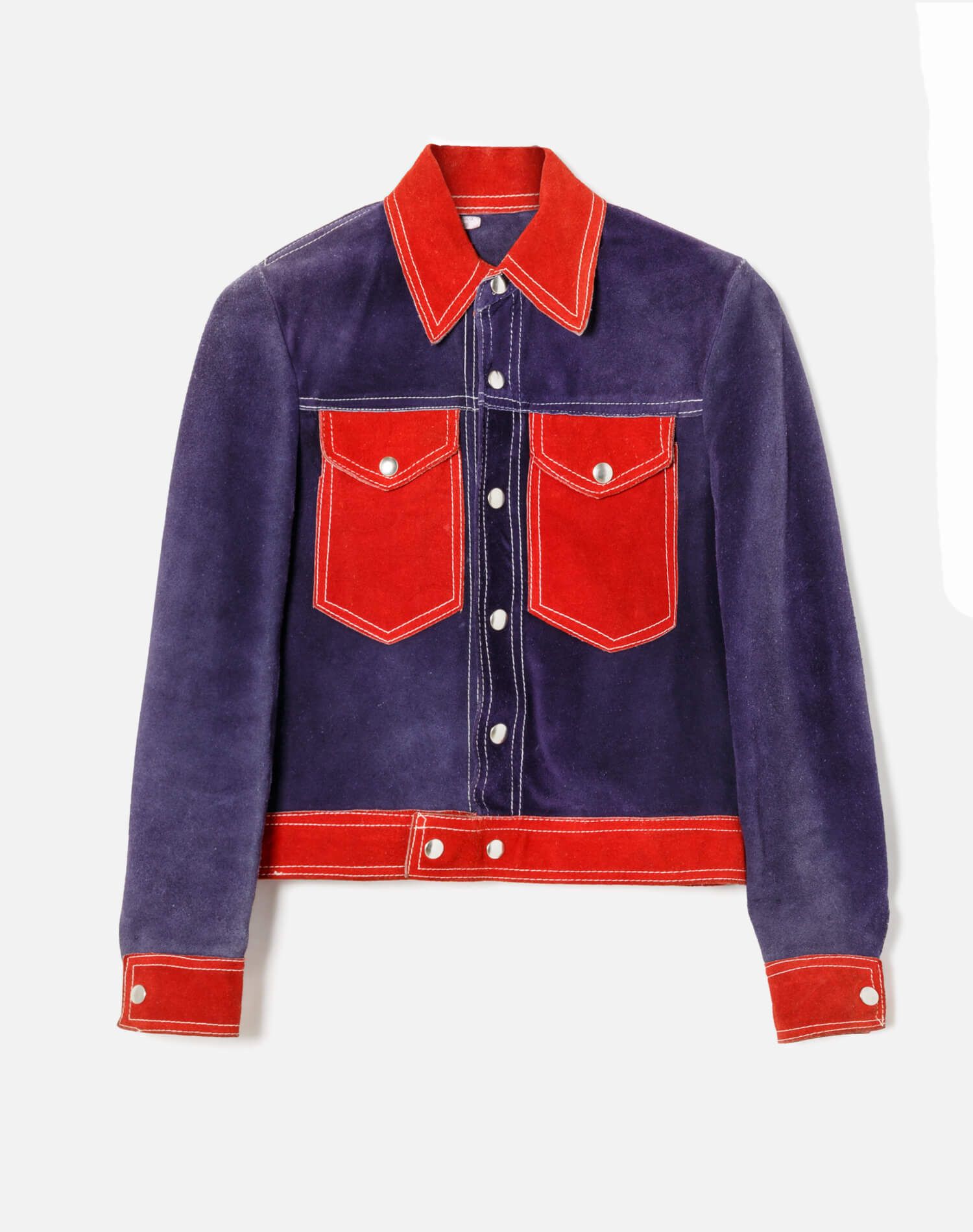 70s Suede Cropped Jacket sold by Re/Done