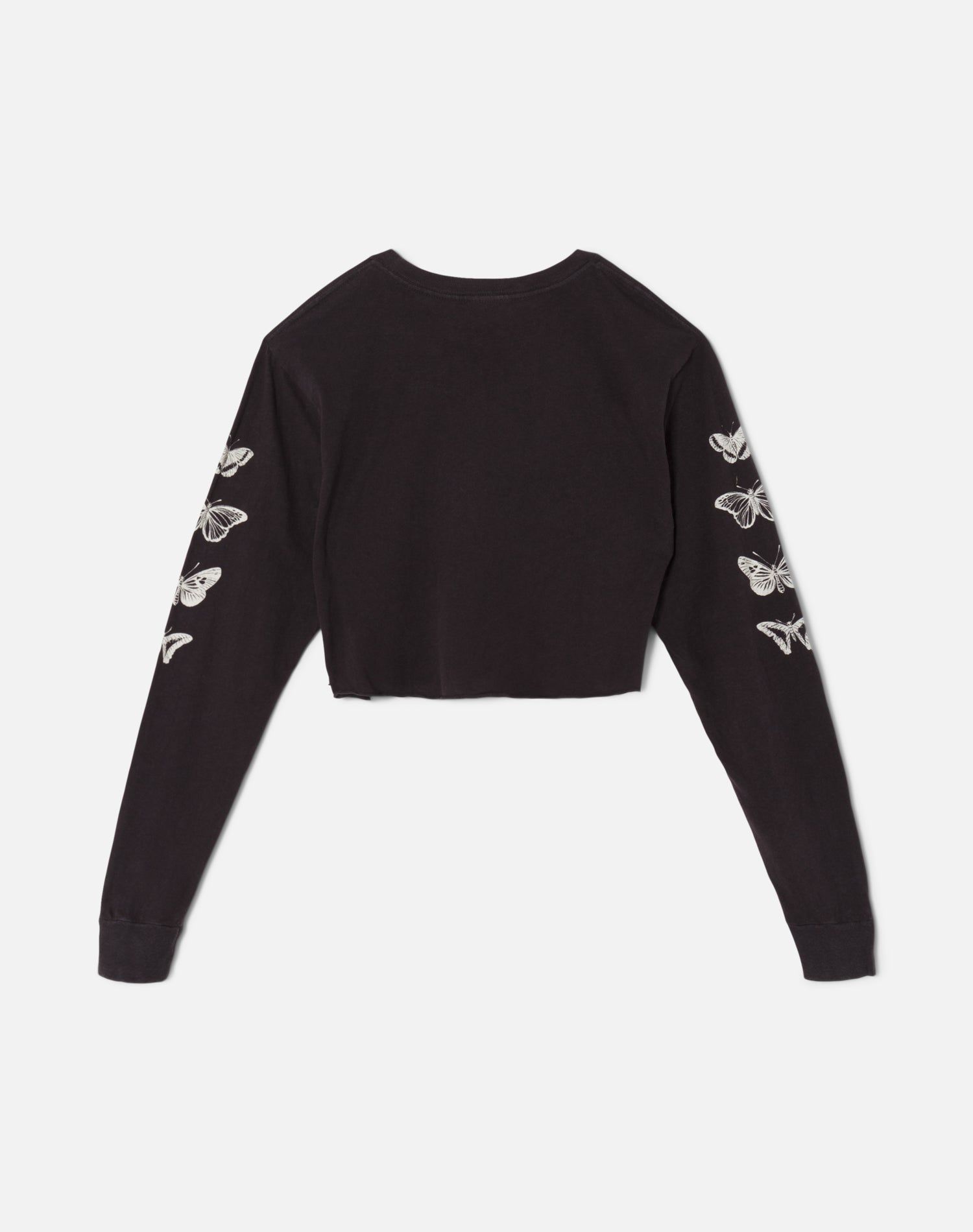 Long Sleeve Crop "Psychedelic Lion" - Stone Black sold by Re/Done product image thumbnail 2