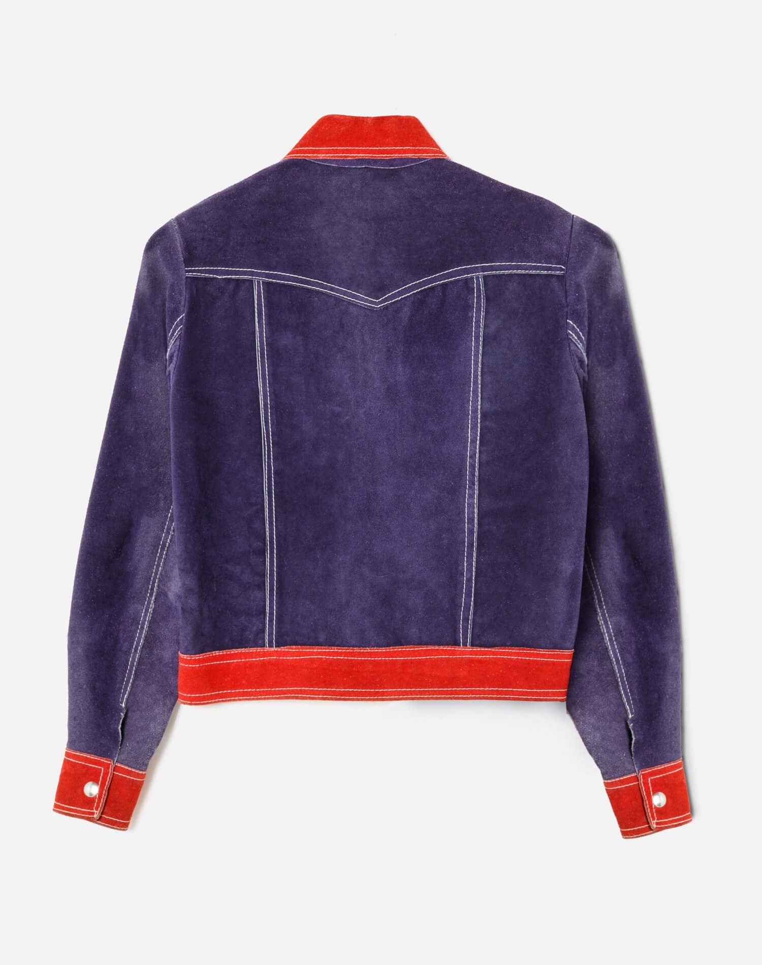 70s Suede Cropped Jacket sold by Re/Done product image thumbnail 2