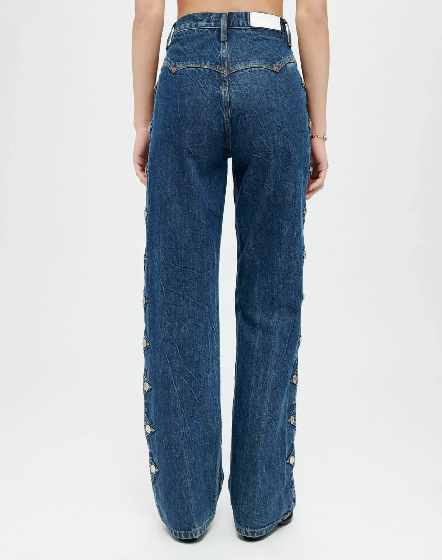 Western Loose Jean - Rustic Indigo sold by Re/Done product image thumbnail 5