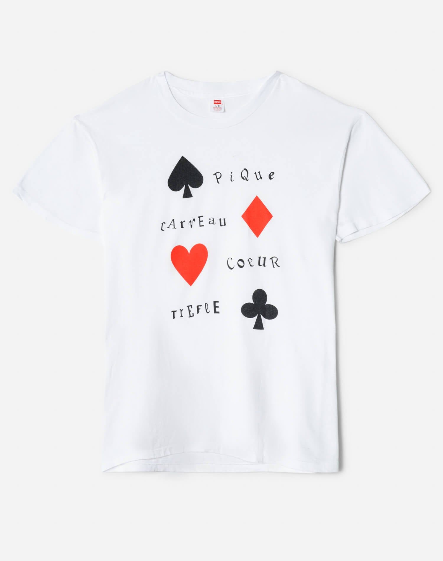 70s Hanes Card Suit Tee -#18 sold by Re/Done