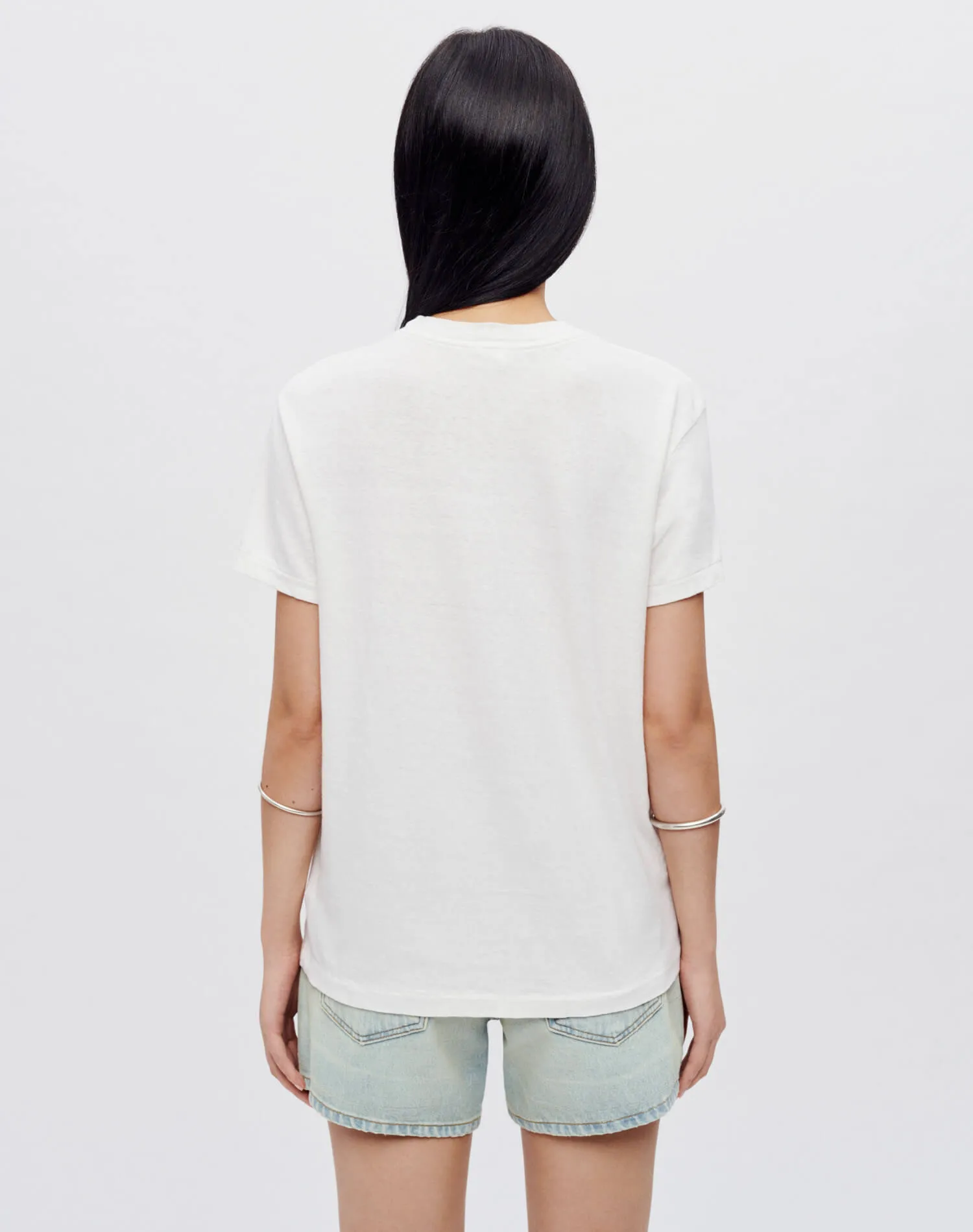 70s Loose "Woodstock" Tee - Vintage White sold by Re/Done product image thumbnail 4