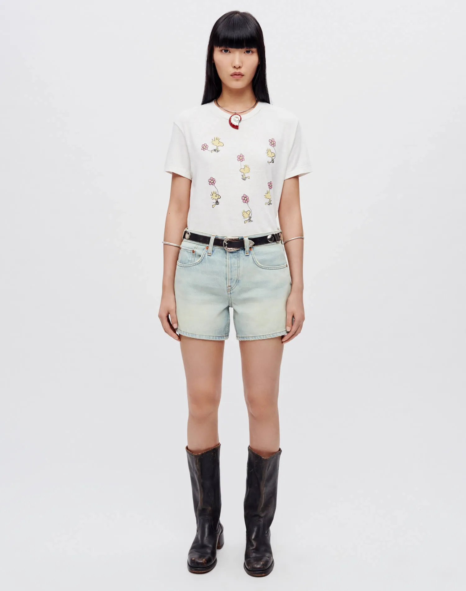 70s Loose "Woodstock" Tee - Vintage White sold by Re/Done product image thumbnail 2