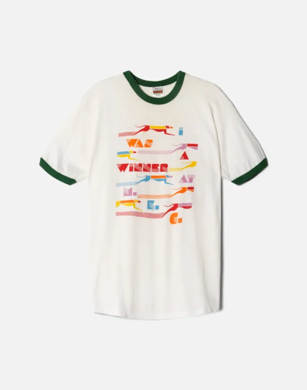70s Hanes Dog Racing Ringer Tee -#25 sold by Re/Done