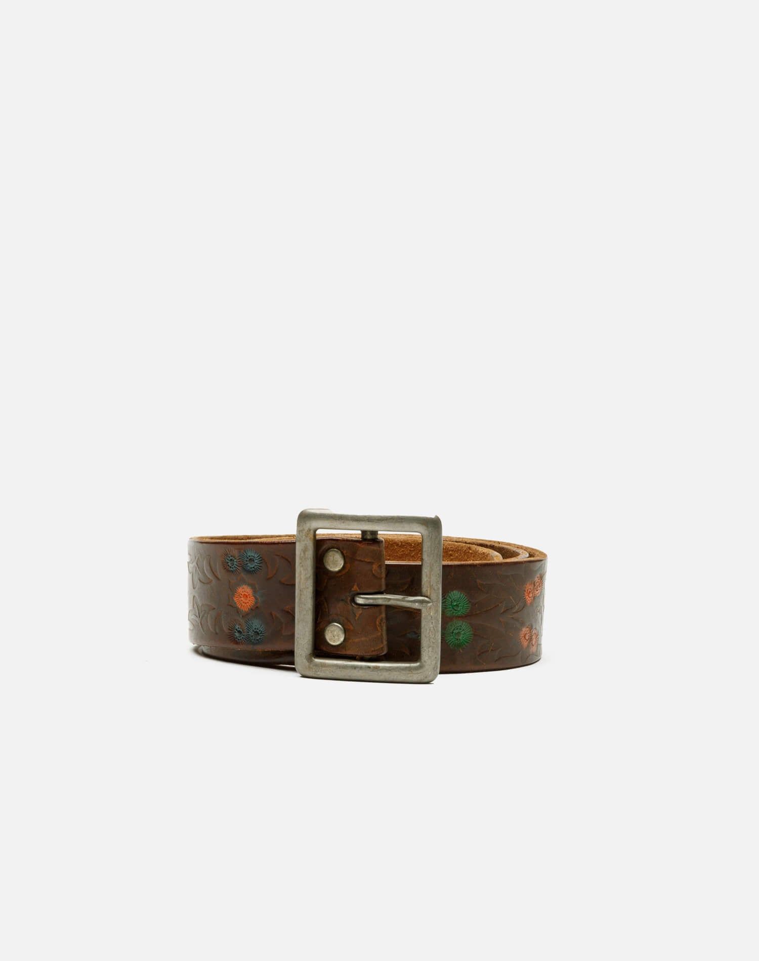 70s Painted Embossed Belt - #7 sold by Re/Done