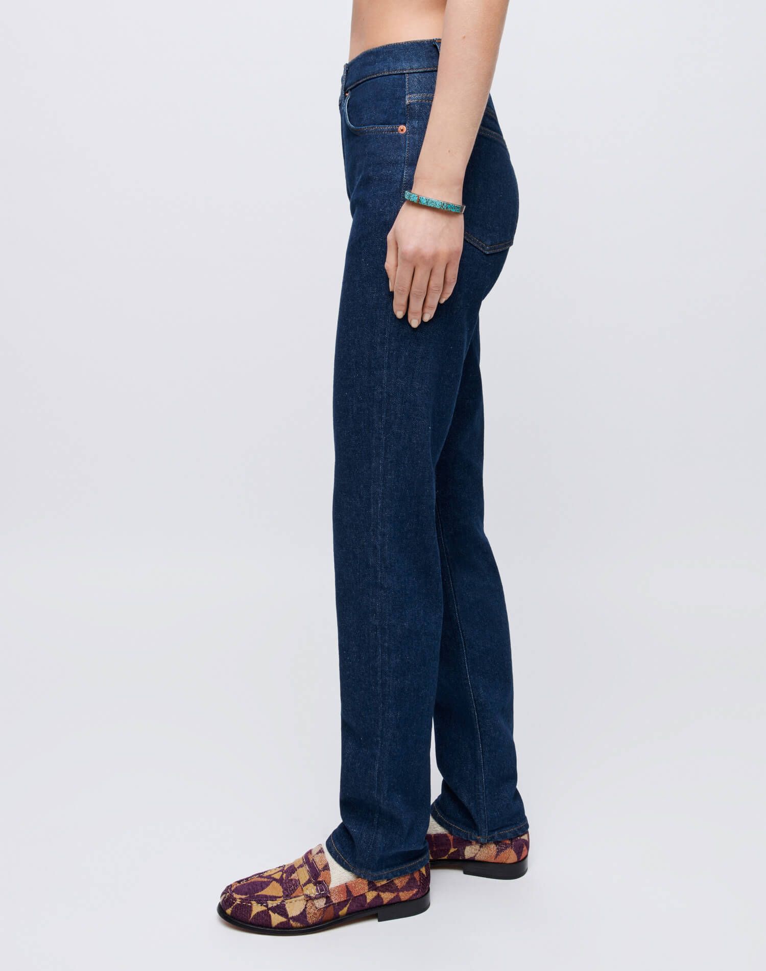 Comfort Stretch 70s Straight - Rigid Like sold by Re/Done product image thumbnail 3