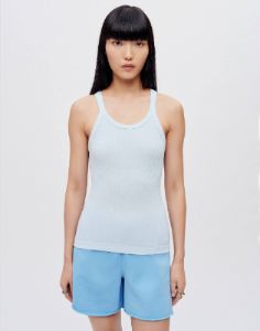 Ribbed Tank - Baby Blue sold by Re/Done