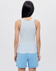 Ribbed Tank - Baby Blue sold by Re/Done