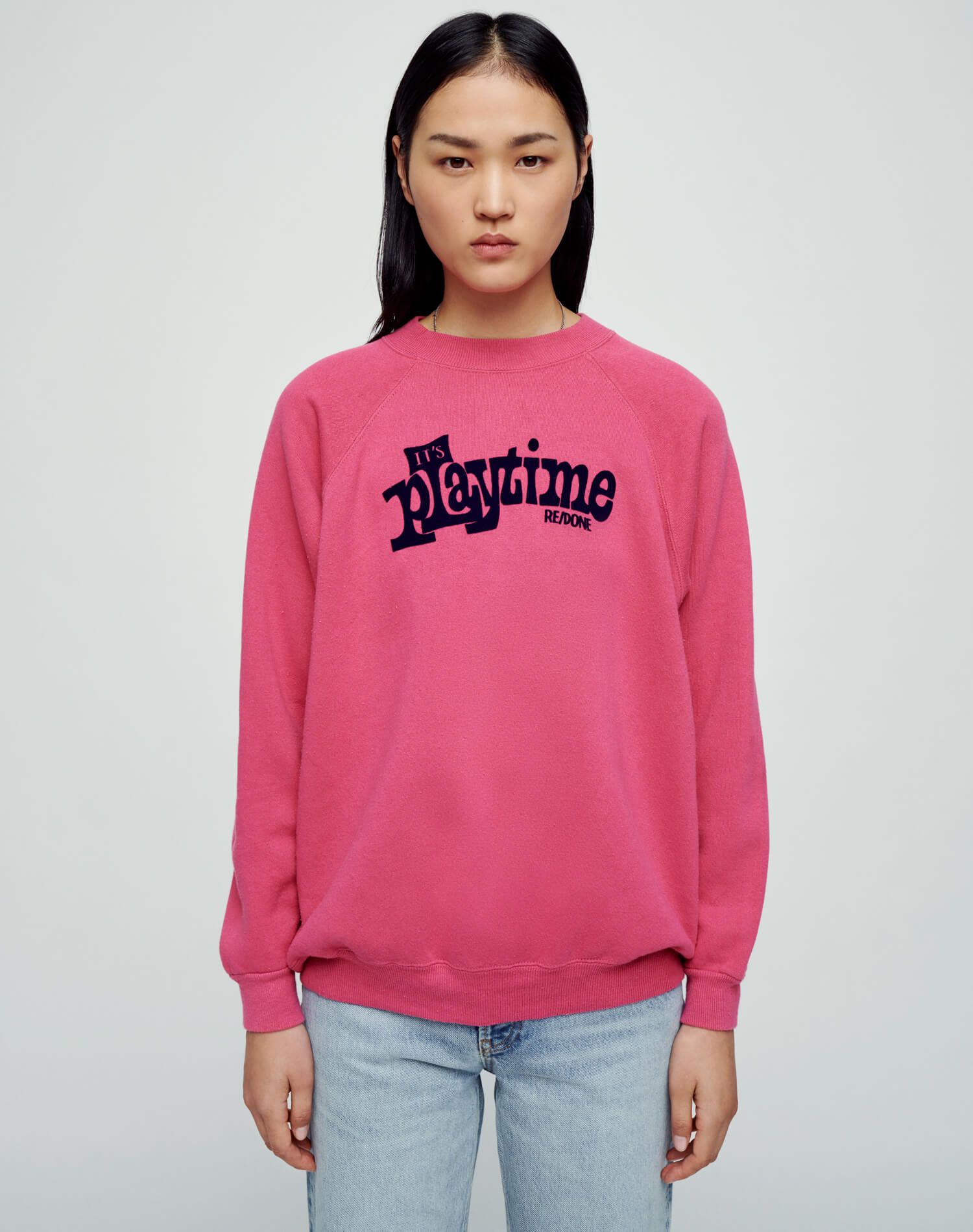 Upcycled "Playtime" Sweatshirt - Assorted sold by Re/Done