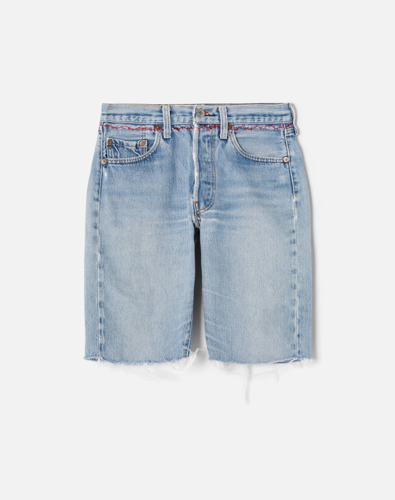 70s Levi's 501 Embroidered Cutoff Shorts - #12 sold by Re/Done