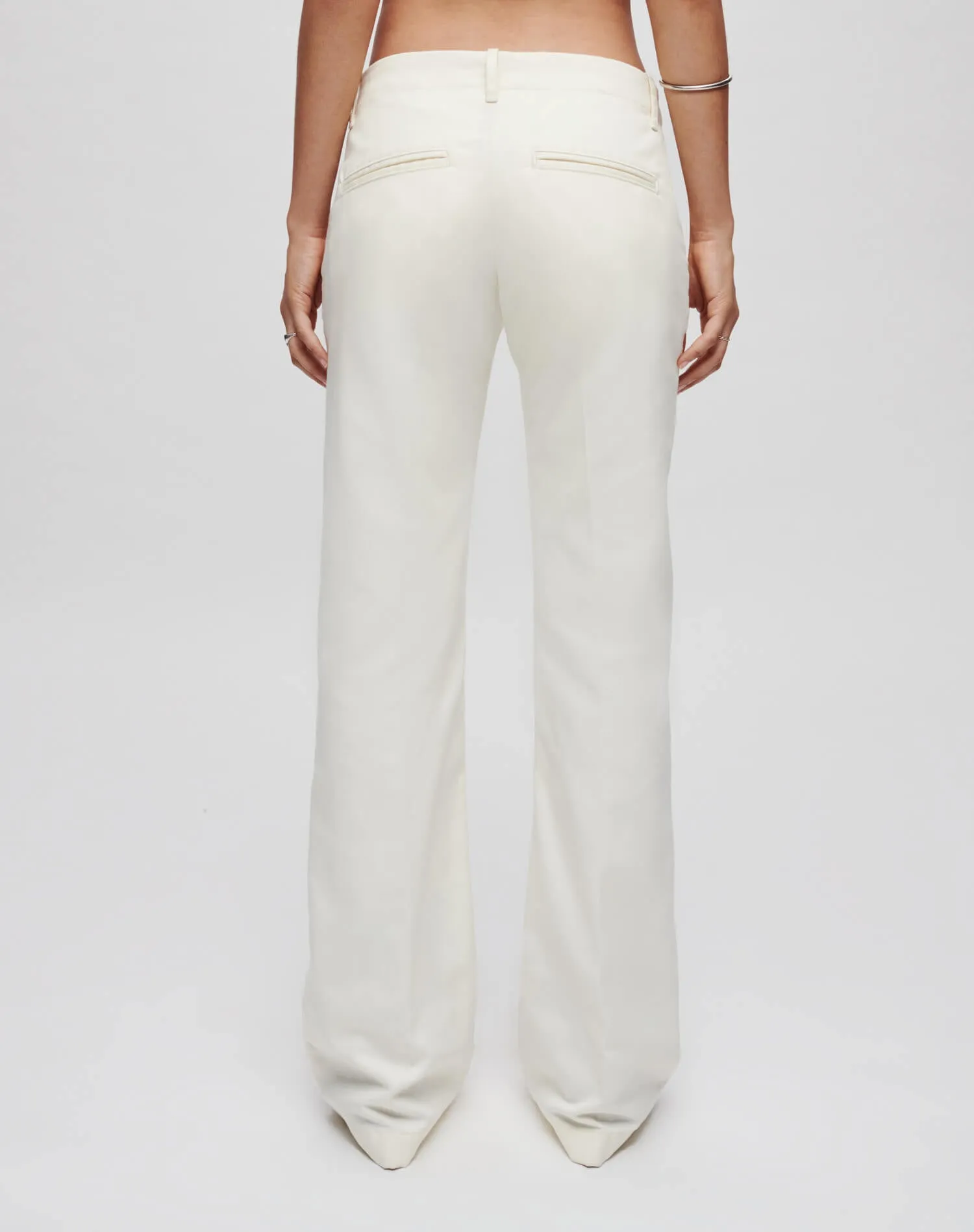 Mid Rise Flared Trouser - Ivory sold by Re/Done product image thumbnail 4