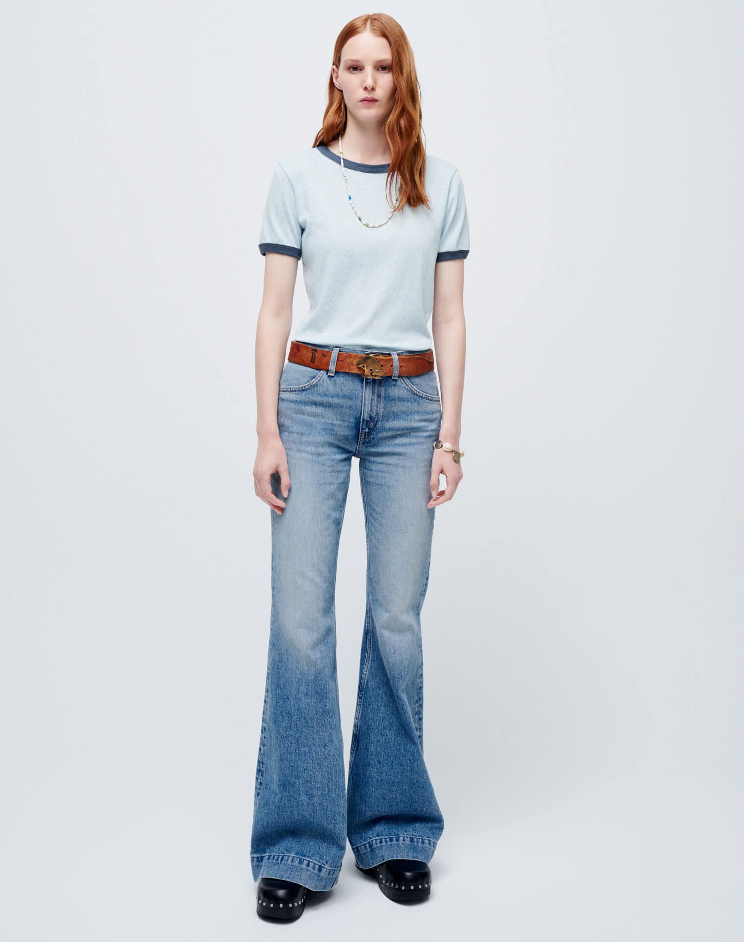 70s Low Rise Bell Bottom - Lake Blue sold by Re/Done product image thumbnail 3