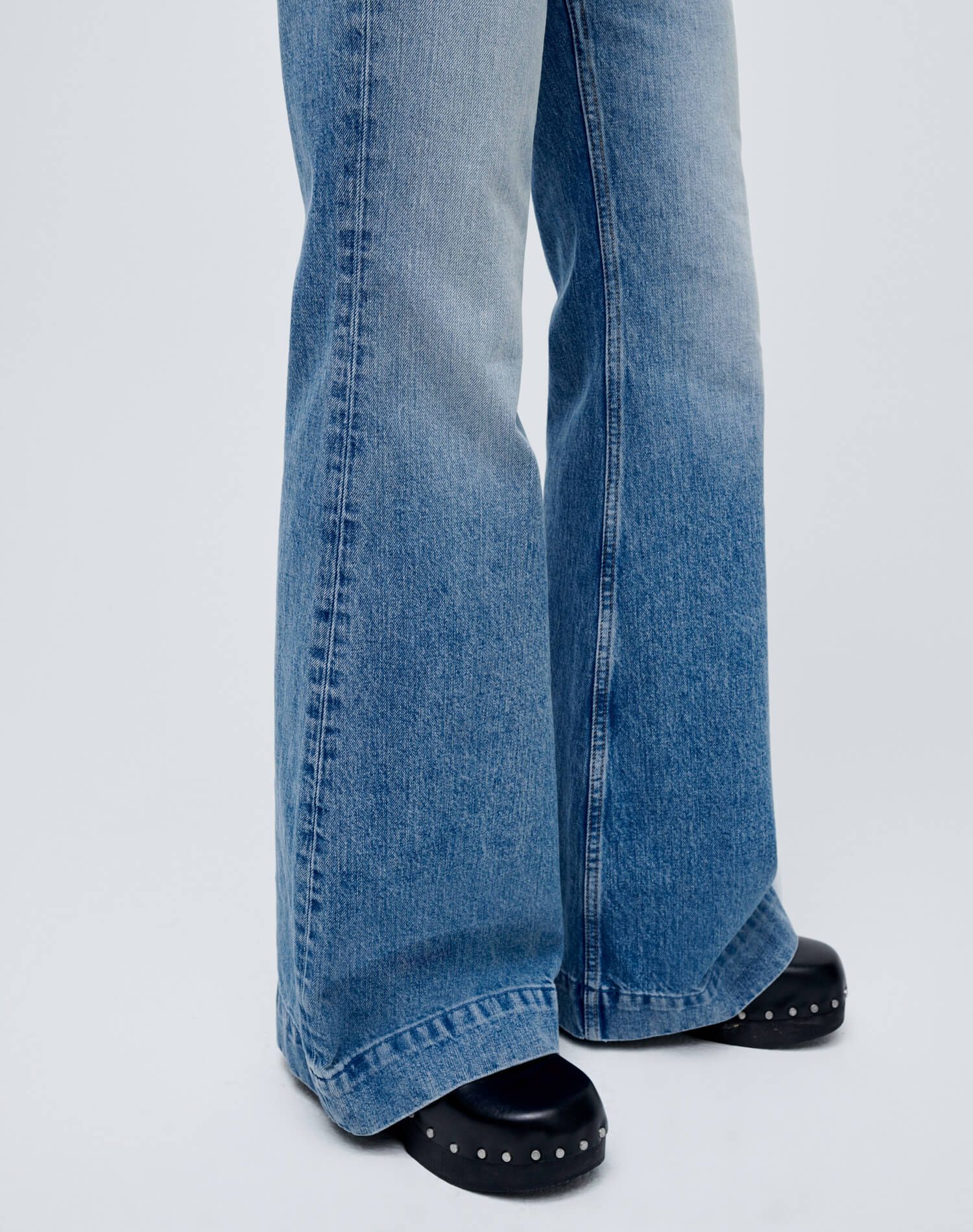 70s Low Rise Bell Bottom - Lake Blue sold by Re/Done product image thumbnail 7