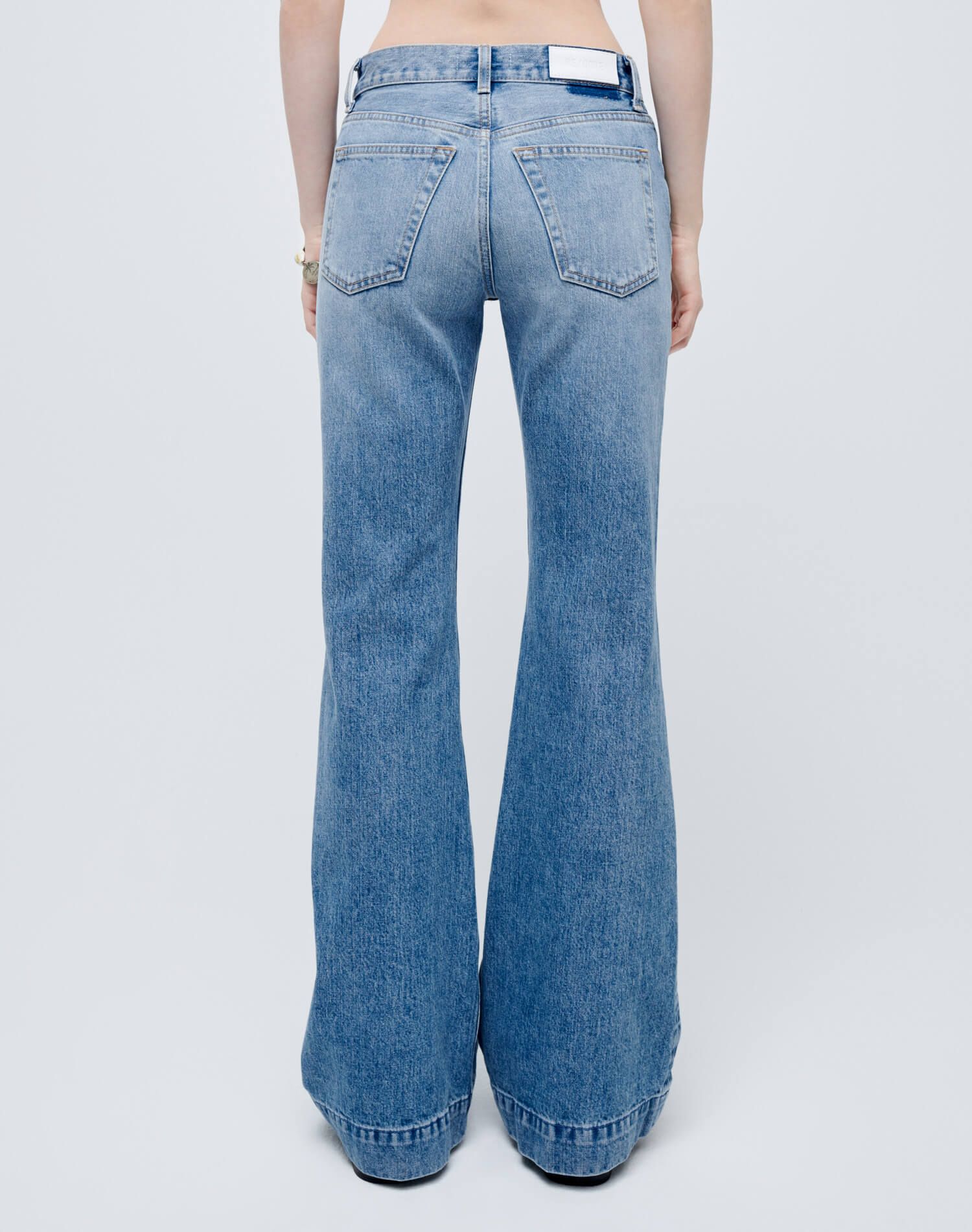 70s Low Rise Bell Bottom - Lake Blue sold by Re/Done product image thumbnail 6