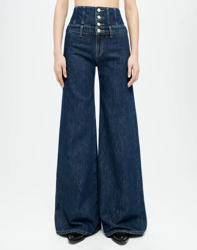 Corset Jean - Indigo Flow made by Re/Done