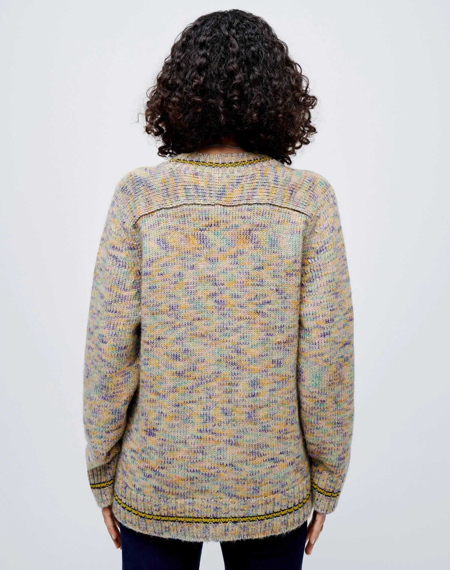 90s Oversized Cardigan - Rainbow Multi sold by Re/Done product image thumbnail 6
