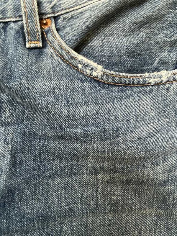 High Rise Loose - Washed Indigo with Rips sold by Re/Done product image thumbnail 4