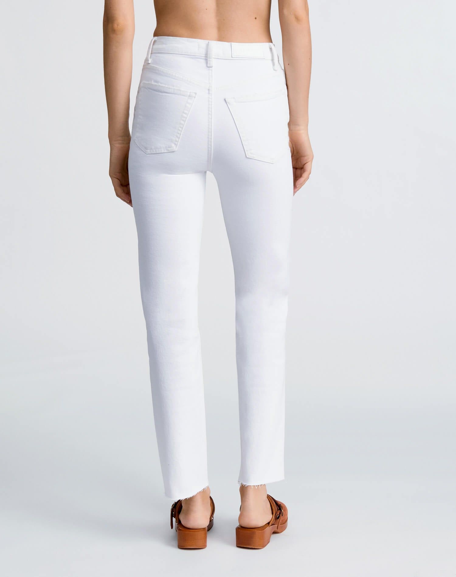 Comfort Stretch High Rise Stove Pipe - Worn White sold by Re/Done product image thumbnail 6