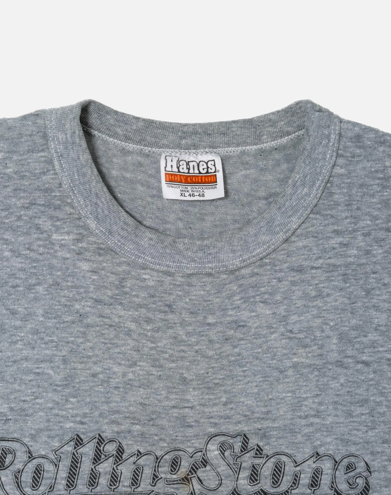80s Hanes Rolling Stones Mag Tee sold by Re/Done product image thumbnail 3