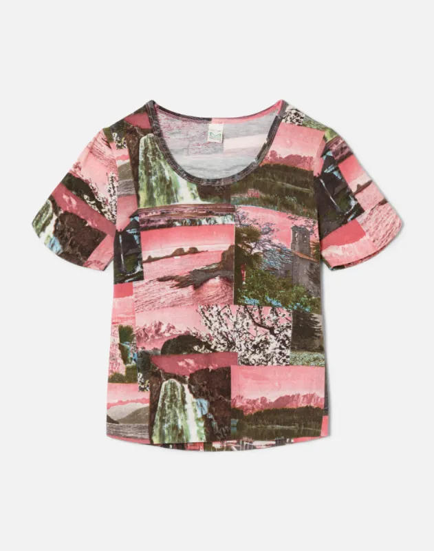 60s Photo Print Tee -#27 made by Re/Done