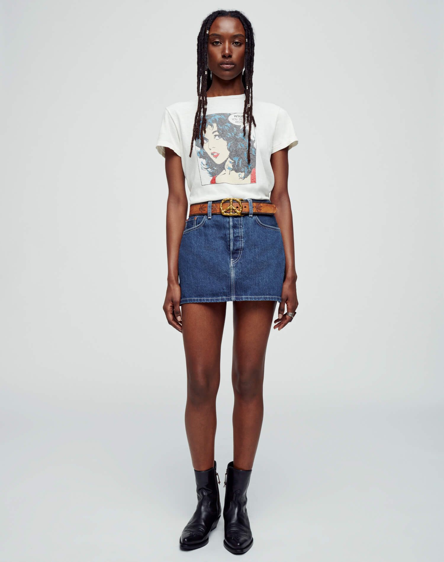 Classic "Recycle" Tee - Vintage White sold by Re/Done product image thumbnail 4