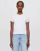 Hanes Raglan Baseball Tee - White Mix sold by Re/Done