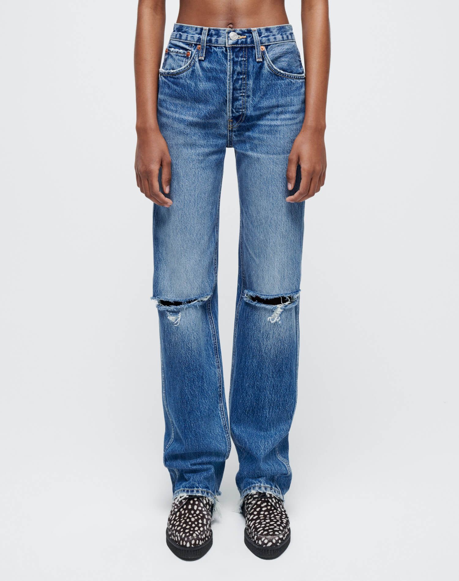 90s High Rise Loose - Destroyed Mar sold by Re/Done product image thumbnail 7