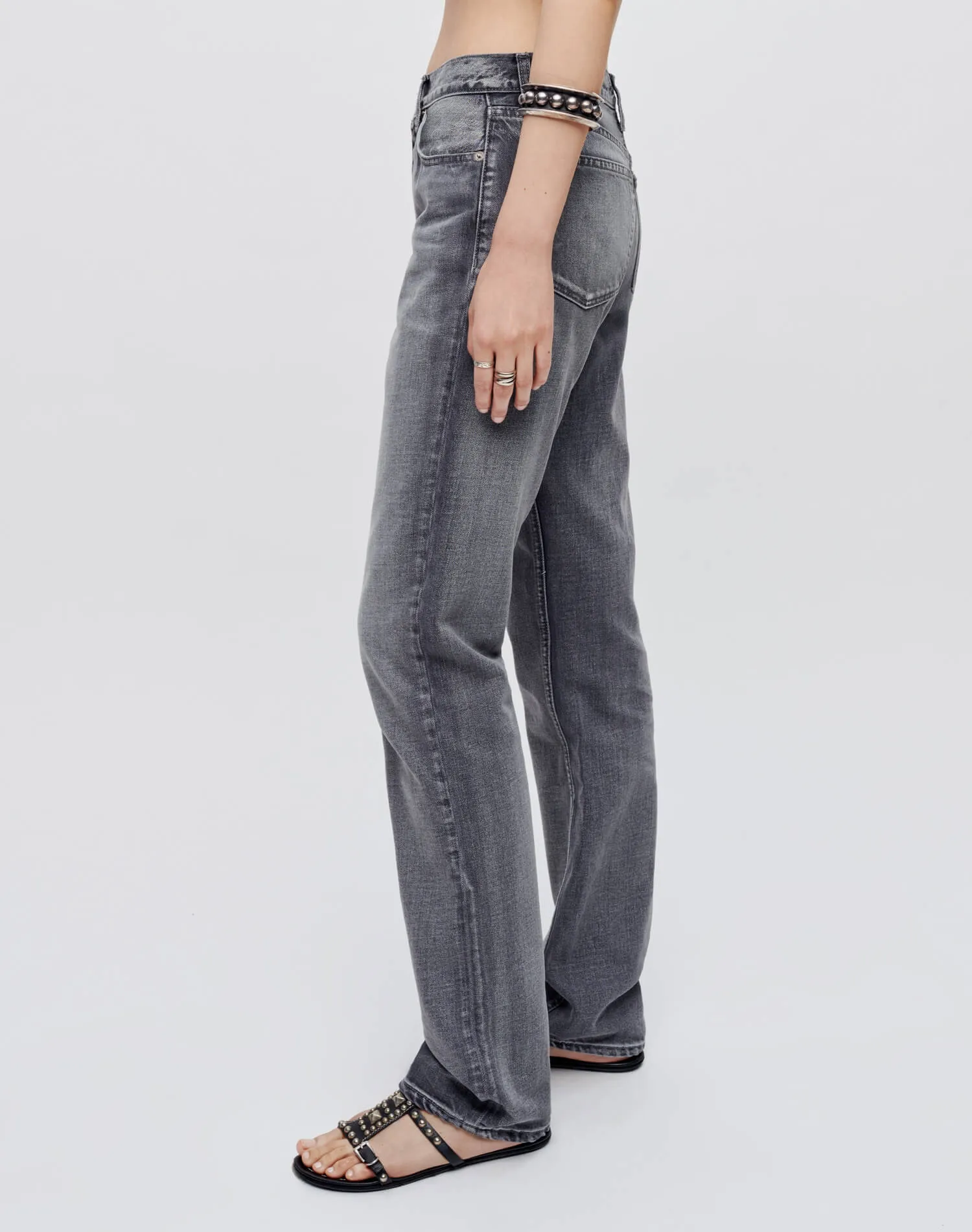 Easy Straight - Grigio sold by Re/Done product image thumbnail 3