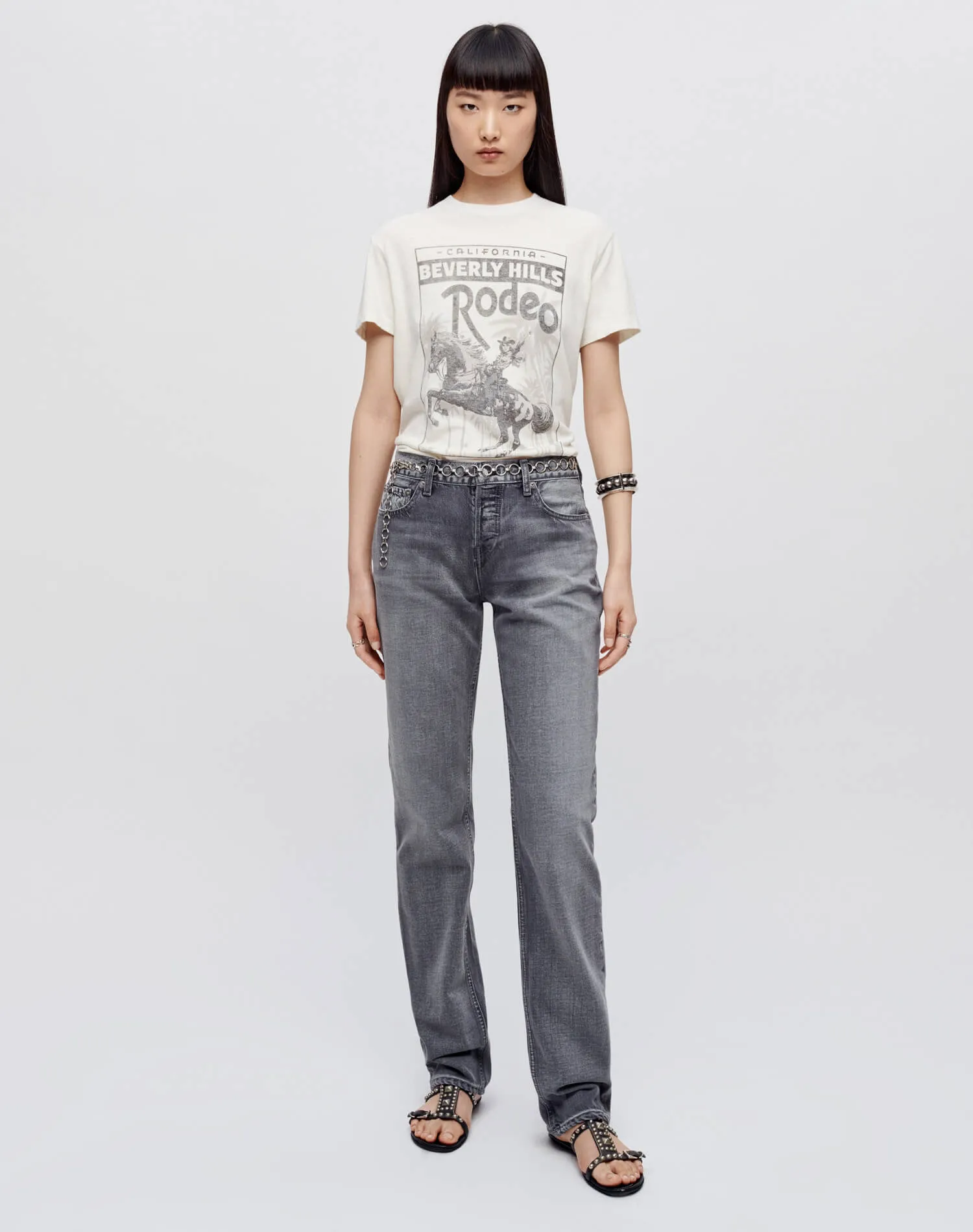 Easy Straight - Grigio sold by Re/Done product image thumbnail 2