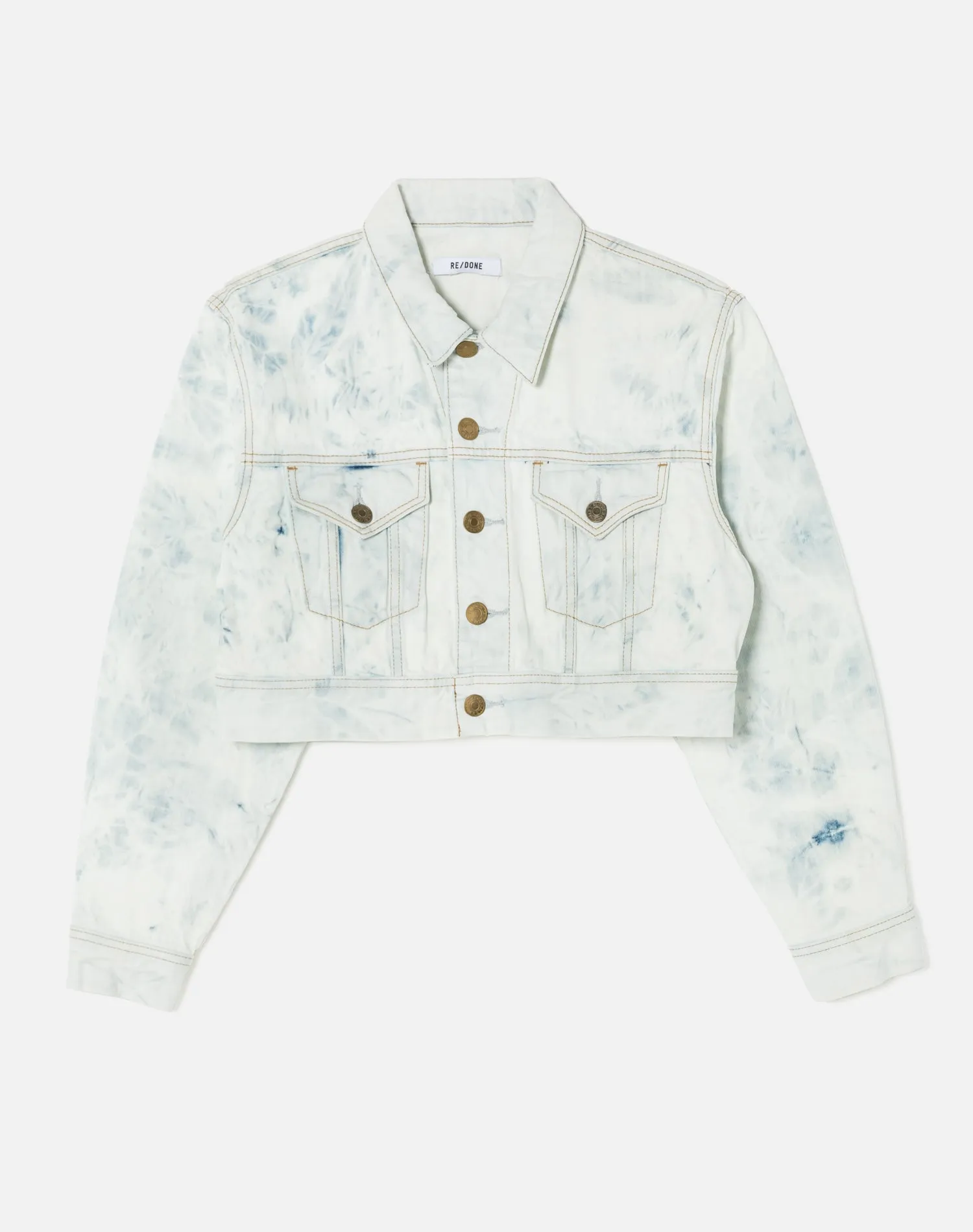 Cropped Denim Trucker - Sunbleach sold by Re/Done