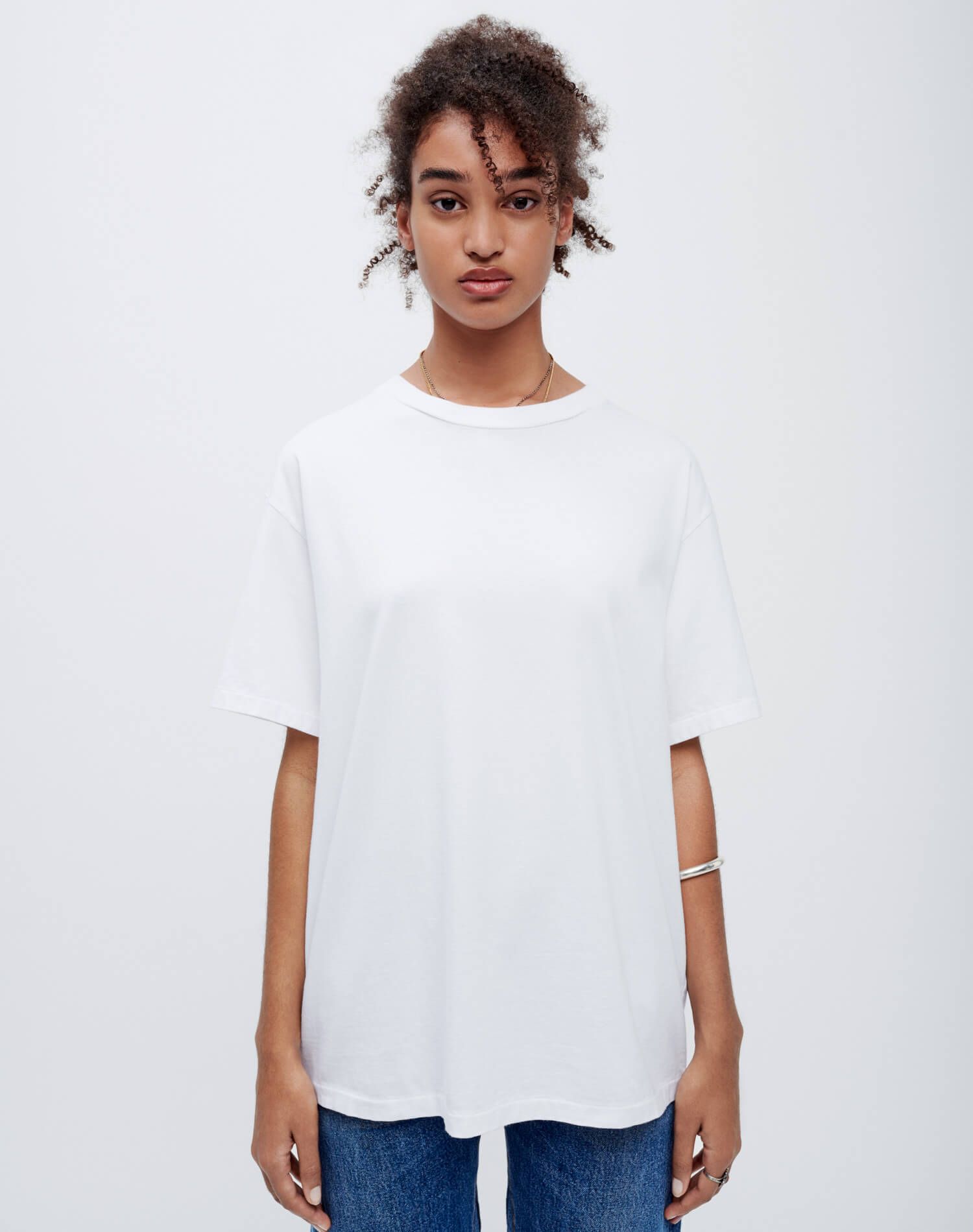 90s Easy Tee - Optic White sold by Re/Done